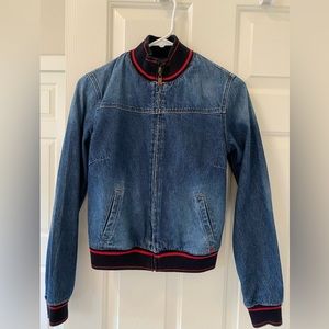 Esprit Denim Bomber Jacket Pre-owned